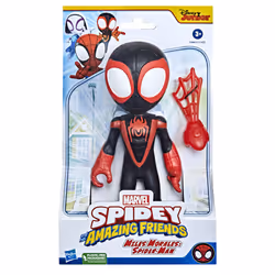 Marvel Spidey e I Suoi Fantastici Amici, mega Miles Morales, action figure da 22,5 cm, giocattolo per età prescolare, dai 3 anni in su - Vista aggiuntiva 3