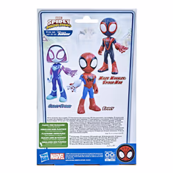 Marvel Spidey e I Suoi Fantastici Amici, mega Miles Morales, action figure da 22,5 cm, giocattolo per età prescolare, dai 3 anni in su - Vista aggiuntiva 4