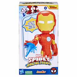 Marvel Spidey e I Suoi Fantastici Amici, mega Iron Man, action figure da 22,5 cm, giocattolo prescolare, per bambini dai 3 anni in su - Vista aggiuntiva 5
