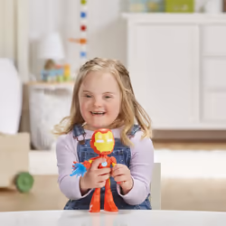 Marvel Spidey e I Suoi Fantastici Amici, mega Iron Man, action figure da 22,5 cm, giocattolo prescolare, per bambini dai 3 anni in su - Vista aggiuntiva 7