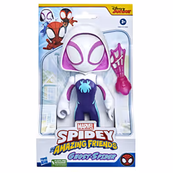 Marvel Spidey e I Suoi Fantastici Amici, mega Ghost-Spider, action figure da 22,5 cm, giocattolo per età prescolare, dai 3 anni in su