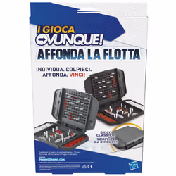 Hasbro Gaming Affonda la Flotta, I Gioca Ovunque, gioco dai 7 anni in su, gioco portatile per 2 giocatori, gioco da viaggio per bambini e bambine - Vista aggiuntiva 4