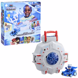 PJ Masks Super Pigiamini, Playset PJ Power Q, set del quartier generale dei Superpigiamini con auto e action figure, giocattoli a tema supereroi per bambini e bambine dai 3 anni in su - Vista aggiuntiva 3