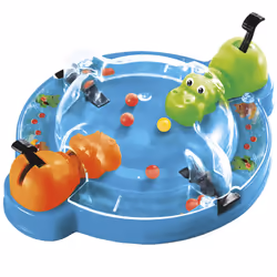 Hasbro Gaming Mangia Ippo, I Gioca Ovunque, gioco per bambini e bambine dai 4 anni in su, gioco portatile per 2 giocatori, gioco da viaggio per bambini e bambine, include 2 ippopotami affamati - Vista aggiuntiva 4