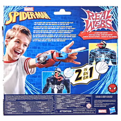 Marvel Spider-Man Hasbro , Real Webs Ultimate Blaster, Blaster di ragnatele, blaster 2 in 1, giocattolo per i giochi d'imitazione, costume di Spider-Man, giocattoli di Spider-Man - Vista aggiuntiva 5
