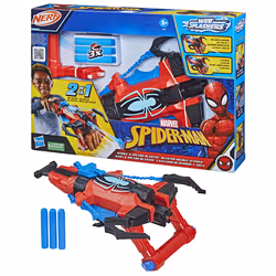 Nerf Marvel Spider-Man Marvel, blaster Strike 'N Splash di Spider-Man, giocattoli di supereroi, soaker di Spider-Man - Vista aggiuntiva 4