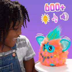 Furby Corallo, giocattoli di peluche interattivi per bambini e bambine dai 6 anni in su - Vista aggiuntiva 4