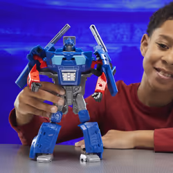 Transformers Maschera Optimus Prime 2 in 1, action figure e maschera 2 in 1 di Optimus Prime (Orion Pax) - Vista aggiuntiva 6