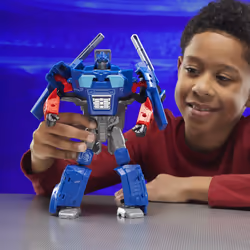 Transformers Maschera Optimus Prime 2 in 1, action figure e maschera 2 in 1 di Optimus Prime (Orion Pax) - Vista aggiuntiva 7