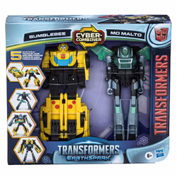 Transformers EarthSpark - Cyber-Combiner, action figure di Bumblebee e Mo Malto - Vista aggiuntiva 5