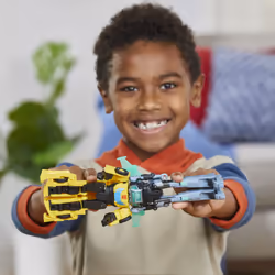 Transformers EarthSpark - Cyber-Combiner, action figure di Bumblebee e Mo Malto - Vista aggiuntiva 7
