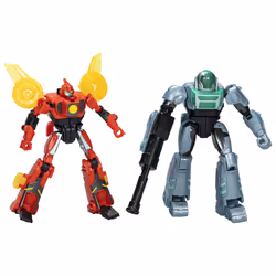 Transformers EarthSpark - Cyber-Combiner, action figure robot di Twitch terrestre e Robby Malto, 6 anno/i, Plastica, Multicol ...