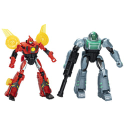 Transformers EarthSpark - Cyber-Combiner, action figure robot di Twitch terrestre e Robby Malto
