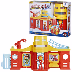 Marvel Spidey e I Suoi Fantastici Amici, La Casa di Tony Stark, playset con action figure di Iron Man - Vista aggiuntiva 4
