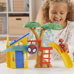 Marvel Spidey e I Suoi Fantastici Amici, Il Parco Giochi di Spidey, playset con action figure di Spidey - Vista aggiuntiva 4