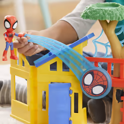 Marvel Spidey e I Suoi Fantastici Amici, Il Parco Giochi di Spidey, playset con action figure di Spidey - Vista aggiuntiva 5