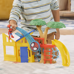 Marvel Spidey e I Suoi Fantastici Amici, Il Parco Giochi di Spidey, playset con action figure di Spidey - Vista aggiuntiva 6