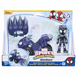 Marvel Spidey e I Suoi Fantastici Amici, set Black Panther Panther Patroller, action figure con veicolo e accessorio, giocattoli per età prescolare - Vista aggiuntiva 4
