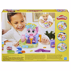 Play-Doh Capelli Pazzerelli, playset per giocare al parrucchiere, giocattoli di fantasia per bambini e bambine dai 3 anni in su - Vista aggiuntiva 4