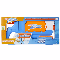 Nerf Super Soaker Flip Fill, soaker con 4 diversi getti d'acqua, riempimento rapido, serbatoio da 887 mm, giochi d'acqua