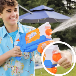 Nerf Super Soaker Flip Fill, soaker con 4 diversi getti d'acqua, riempimento rapido, serbatoio da 887 mm, giochi d'acqua - Vista aggiuntiva 5