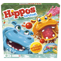 Hasbro Gaming Hungry Hungry Hippos, Gioco da tavolo, Festa, 4 anno/i, Gioco di famiglia