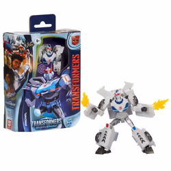Transformers EarthSpark - Deluxe Class, action figure di Prowl, 12,5 cm, giocattoli robot per bambini e bambine dai 6 anni in su