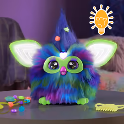 Furby Aurora Furborealis, si illumina al buio, giocattolo di peluche interattivo - Vista aggiuntiva 7