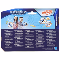 Nerf Transformers EarthSpark, Cyber-Sleeve, blaster giocattolo, con dardi in gommapiuma - Vista aggiuntiva 5