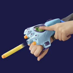 Nerf Transformers EarthSpark, Cyber-Sleeve, blaster giocattolo, con dardi in gommapiuma - Vista aggiuntiva 7