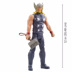 Marvel Avengers Titan Hero Thor, action figure 30 cm - Vista aggiuntiva 6