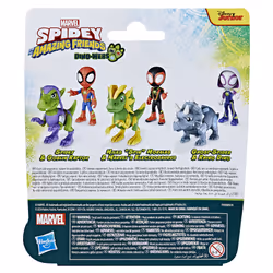 Marvel Spidey e I Suoi Fantastici Amici, Spidey con Cattivo Dino Miles Morales, action figure di Miles "Spin" Morales e 's Electrosaurus - Vista aggiuntiva 4