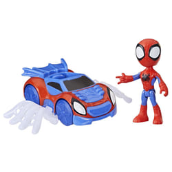 Marvel Spidey e I Suoi Fantastici Amici, set Spidey Web Crawler, action figure di Spidey con veicolo e accessorio, giocattoli , giocattoli per età prescolare, giocattoli di supereroi