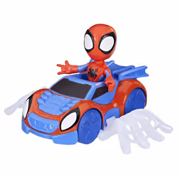 Marvel Spidey e I Suoi Fantastici Amici, set Spidey Web Crawler, action figure di Spidey con veicolo e accessorio, giocattoli , giocattoli per età prescolare, giocattoli di supereroi