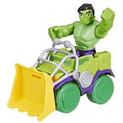 Marvel Spidey e I Suoi Fantastici Amici, set Hulk Smash Truck, action figure con veicolo e accessorio, giocattoli per età pre ...
