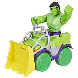 Marvel Spidey e I Suoi Fantastici Amici, set Hulk Smash Truck, action figure con veicolo e accessorio, giocattoli per età prescolare
