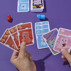 Hasbro Gaming Piggy Piggy, gioco di carte divertente per famiglie, da 2 a 6 giocatori, dai 7 anni in su - Vista aggiuntiva 6