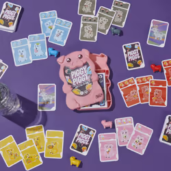 Hasbro Gaming Piggy Piggy, gioco di carte divertente per famiglie, da 2 a 6 giocatori, dai 7 anni in su - Vista aggiuntiva 7