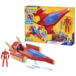 Marvel Avengers Epic Hero Series Iron Man Repulsor Blast Battle Jet - Vista aggiuntiva 3