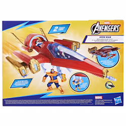 Marvel Avengers Epic Hero Series Iron Man Repulsor Blast Battle Jet - Vista aggiuntiva 5