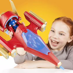 Marvel Avengers Epic Hero Series Iron Man Repulsor Blast Battle Jet - Vista aggiuntiva 7