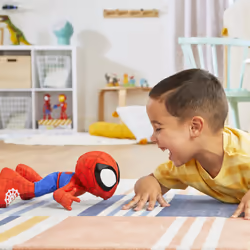 Marvel Spidey e I Suoi Fantastici Amici, Spidey Balla e Gattona, peluche interattivo con 20 frasi e suoni, 2 canzoni, giocattoli a tema supereroi - Vista aggiuntiva 5