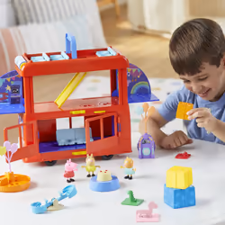 Peppa Pig 2 in 1 Party Bus, playset con bus di 2 in 1 - Vista aggiuntiva 8