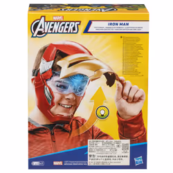 Marvel Avengers Maschera Flip FX di Iron Man, con effetti luminosi, replica per giochi d'imitazione - Vista aggiuntiva 5