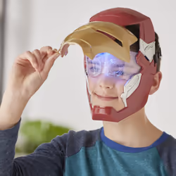 Marvel Avengers Maschera Flip FX di Iron Man, con effetti luminosi, replica per giochi d'imitazione - Vista aggiuntiva 6