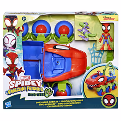 Marvel Spidey e I Suoi Fantastici Amici, Veicolo Dino-Webs, playset con vicolo Dino-Webs e supereroi - Vista aggiuntiva 4