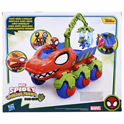 Marvel Spidey e I Suoi Fantastici Amici, Veicolo Dino-Webs, playset con vicolo Dino-Webs e supereroi - Vista aggiuntiva 5