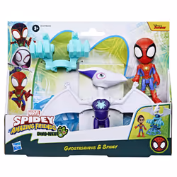 Marvel Spidey e I Suoi Fantastici Amici, Dino-Webs Personaggio e Accessori, Ghostasaurus e Spidey - Vista aggiuntiva 4