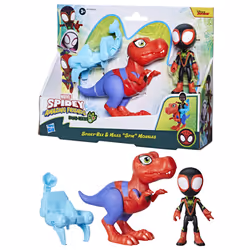 Marvel Spidey e I Suoi Fantastici amici, Dino-Webs Personaggio e Accessori, Spidey-Rex e Miles "Spin" Morales