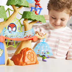 Marvel Spidey e I Suoi Fantastici Amici, La Casa sull'Albero di Spidey, playset con action figure Dino-Webs - Vista aggiuntiva 7